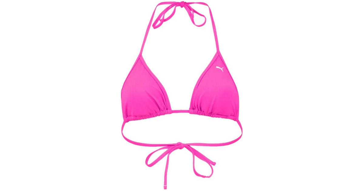 Dámské dvoudílné plavky Puma SWIM TRIANGLE BIKINI TOP W růžové AD Sport