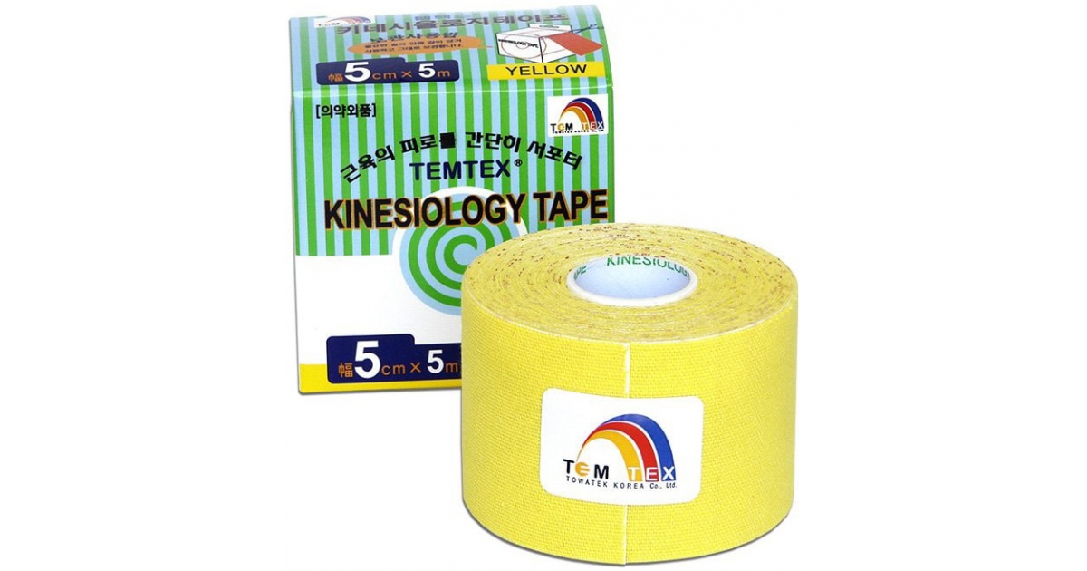 Taping Tape Temtex TAPE CLASSIC 010 Yellow AD Sport Store