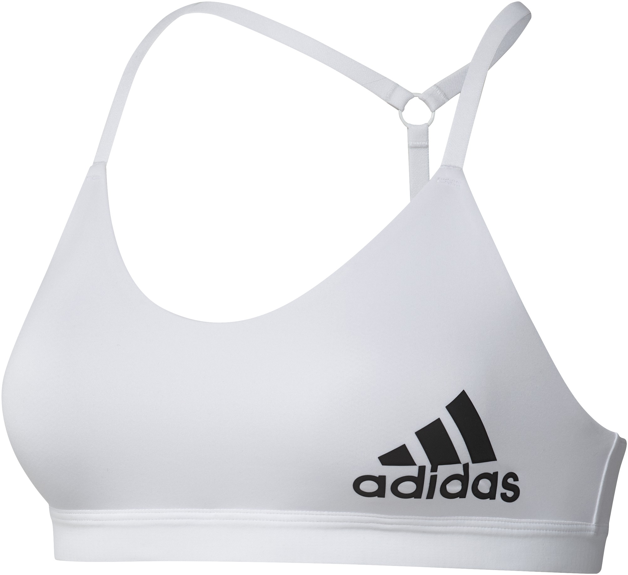Womens sports bra adidas ALL ME LIGHT SUPPORT TRAINING BRA W white