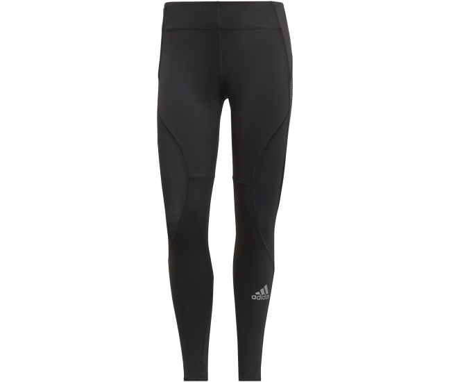 Womens high waisted compression 7/8 leggings adidas P.BLUE FAST TGT W black