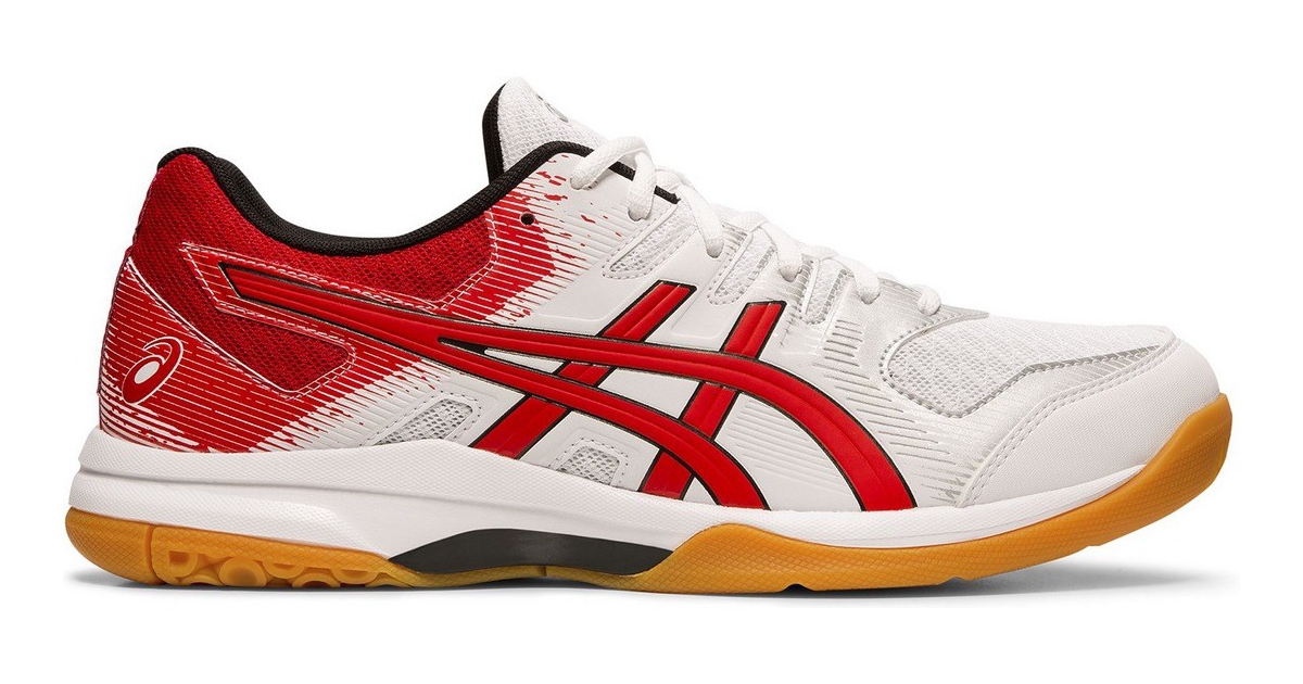 Asics gel rocket 9 men's shoes speed red white hotsell