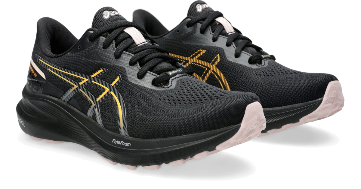 ASICS アシックス GT-1000 13 GTX(ブラック×オレンジ) 1011B857