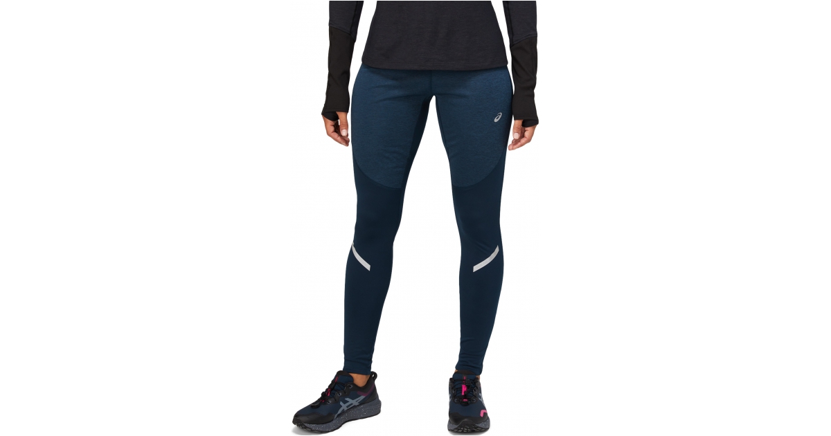 Womens sports leggings Asics LITE-SHOW WINTER TIGHT W blue