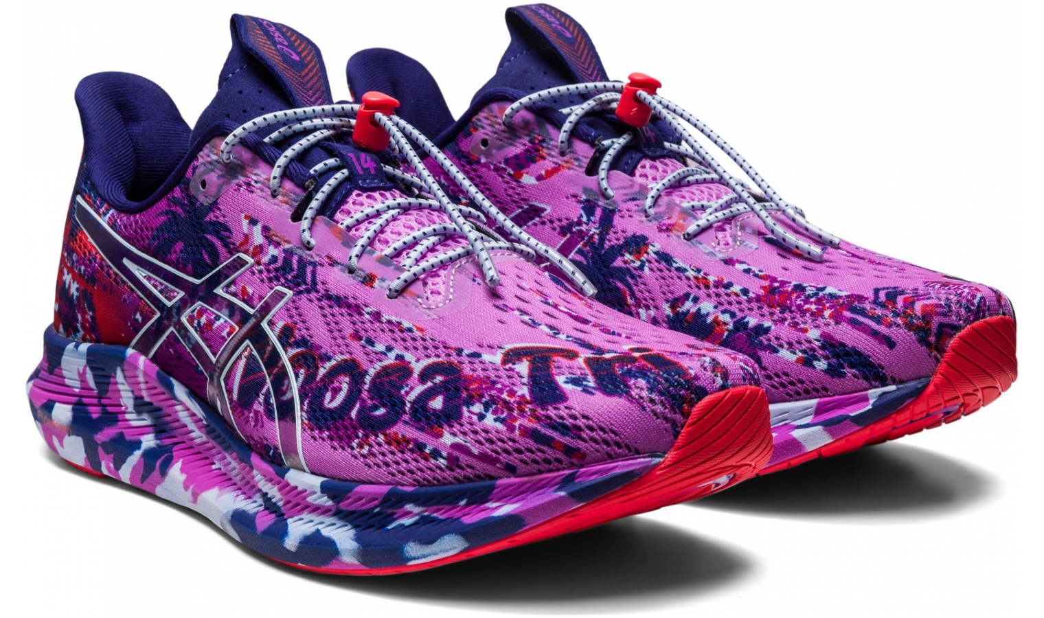Womens running shoes Asics NOOSA TRI 14 W purple | AD Sport.store