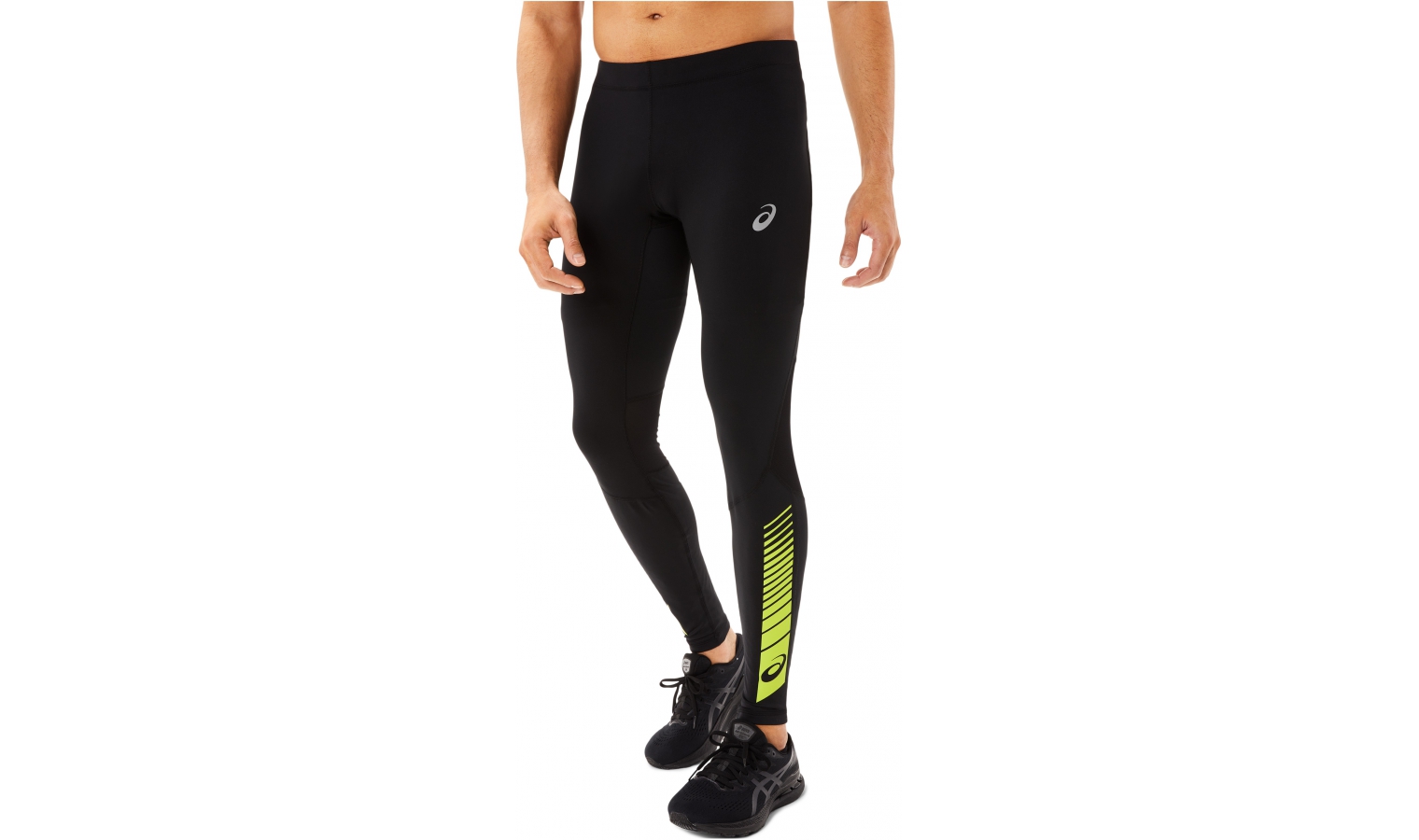 Mens sports leggings Asics SPORT RUN TIGHT PRINT black AD Sport.store