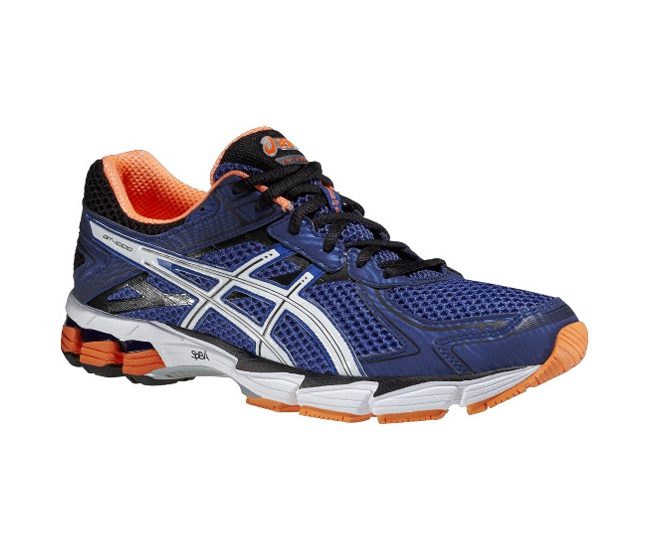 Panske b ecke boty Asics GT 1000 2 modre bile oran ove AD Sport