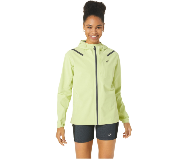 Womens sports jacket Asics ACCELERATE WATERPROOF 2.0 JACKET W yellow AD Sport.store