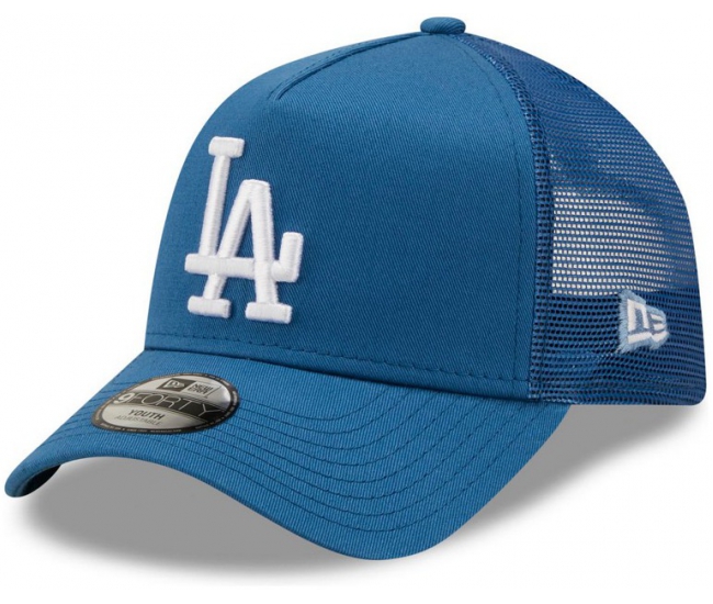 Kids trucker cap New Era 9FORTY AFRAME TRUCKER MLB TONAL MESH LOS ANGELES  DODGERS K blue