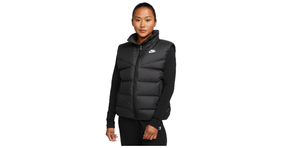 Womens winter vests Nike NSW TF DWN WR VEST W black | AD