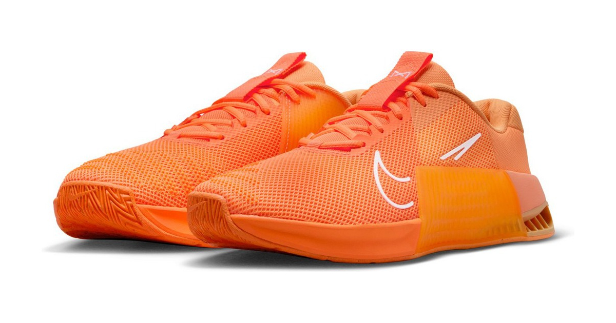 Mens cross training shoes Nike METCON 9 AMP orange