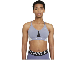 Womens sports bra with support Nike PRO INDY W black