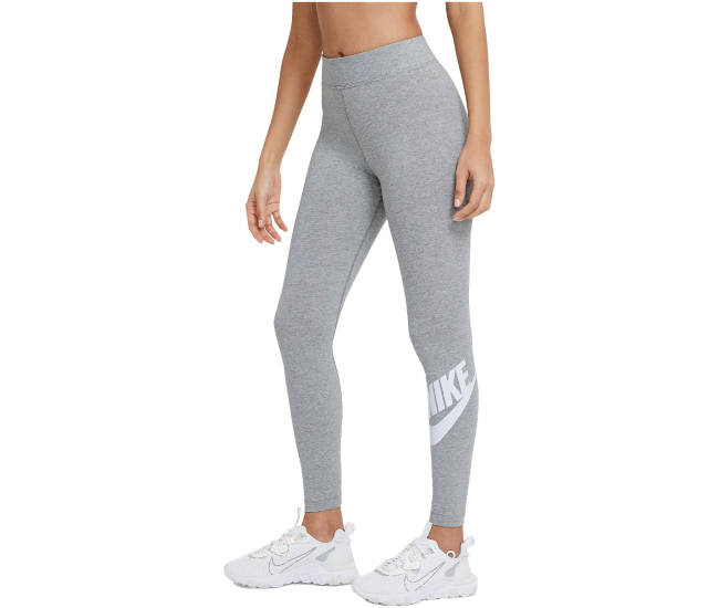 Womens high waisted sports 7/8 leggings Nike SPORTSWEAR ESSENTIAL W grey
