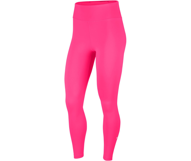 Női magas derekú kompressziós leggings Nike ONE TGHT W rózsaszín