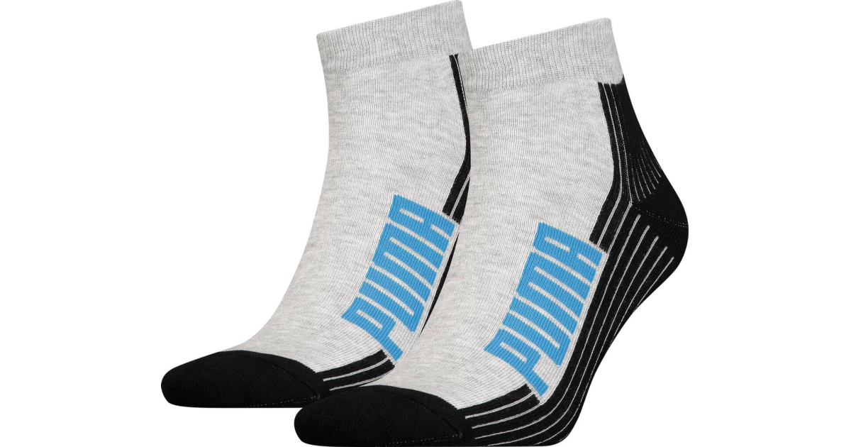 Ankle cotton socks Puma BWT CUSHIONED QUARTER 2 PAIRS blue AD Sport.store