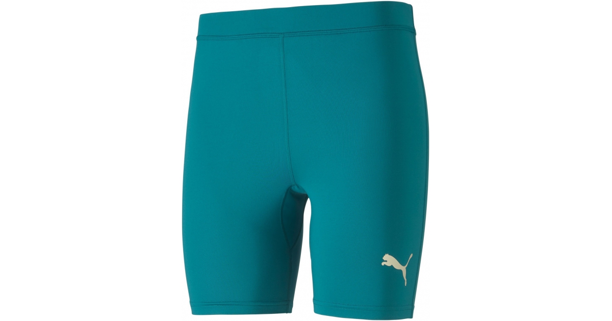 Mens compression shorts Puma LIGA BASELAYER SHORT TIGHT turquoise
