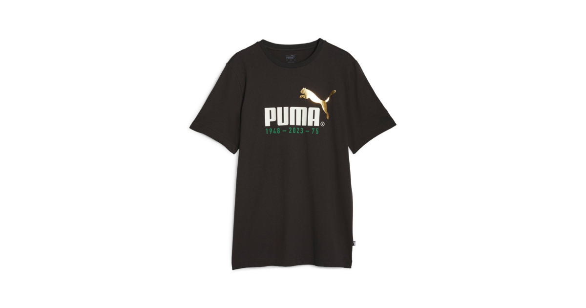 Mens functional short sleeve shirt Puma NO. 1 LOGO CELEBRATION TEE ...