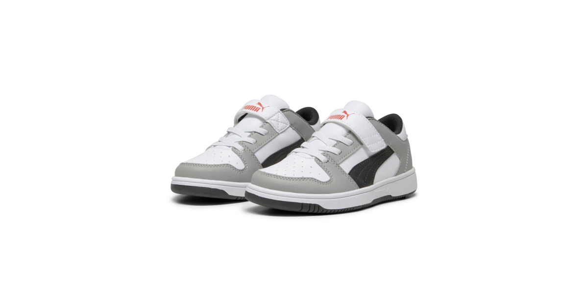 Kids sneakers Puma PS PM REBOUND LAYUP LO SL V K white 