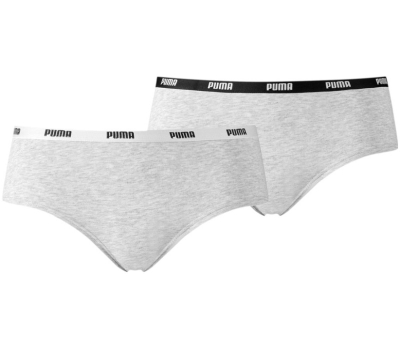 Puma WOMEN CAT LOGO HIPSTER 2 PACK - Briefs - blue 