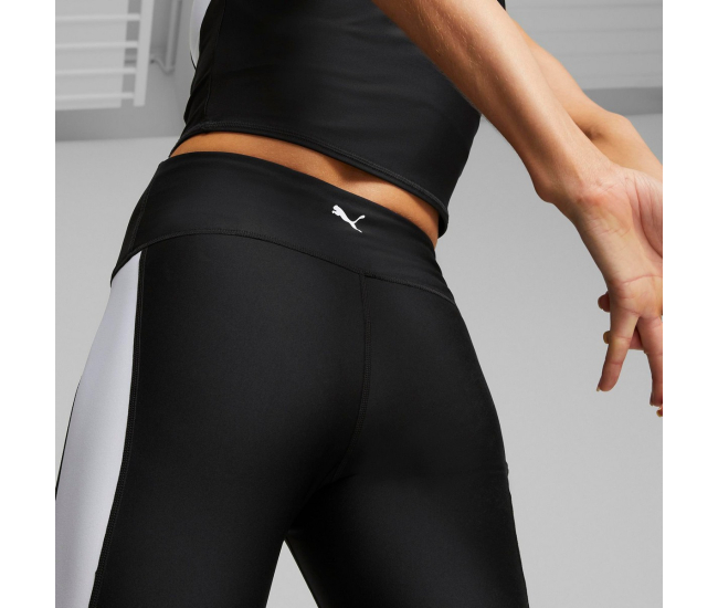 Women's training leggings PUMA Fit Hw 7/8 Eversculpt Colorblock puma  black/puma white 