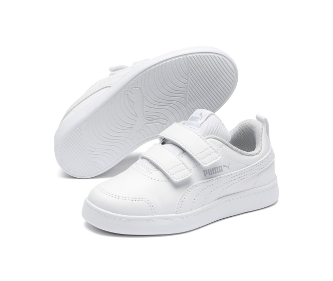 Kids sneakers Puma PS COURTFLEX V2 V K white AD Sport.store