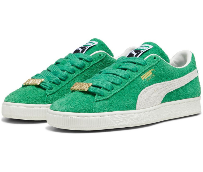 Puma suede white laces best sale