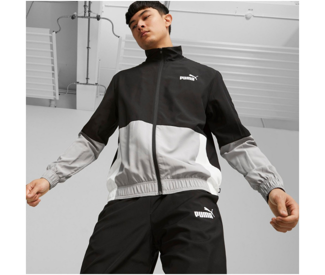 Mens tracksuit Puma WOVEN TRACKSUIT black AD Sport.store