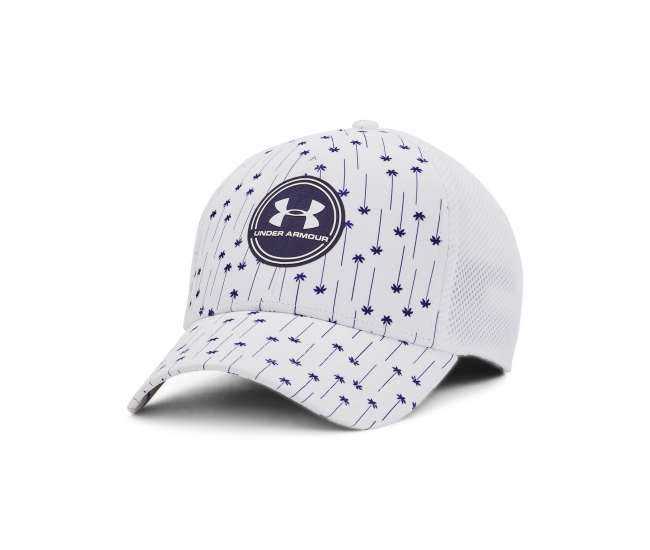 Mens cap Under Armour ISO-CHILL DRIVER MESH white