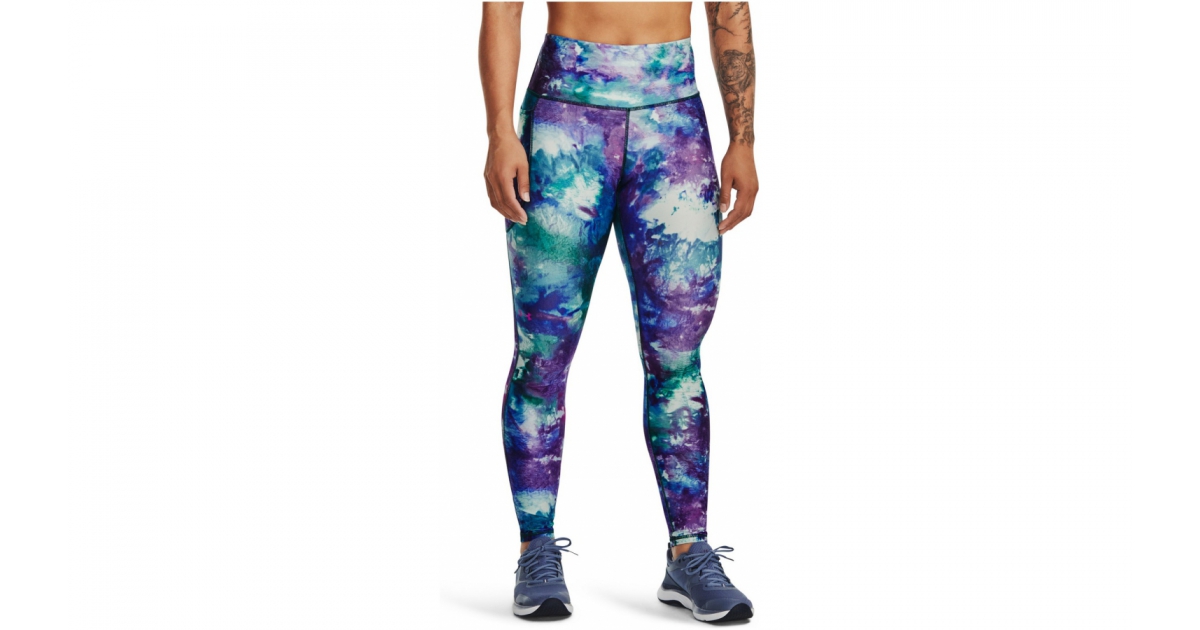 Womens compression 7/8 leggings Under Armour MERIDIAN PRINT ANKLE