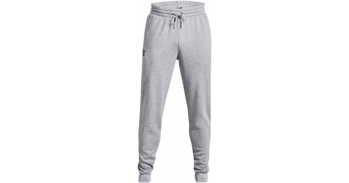 Mens sports pants Under Armour CURRY FLEECE SWEATPANTS grey AD Sport.store