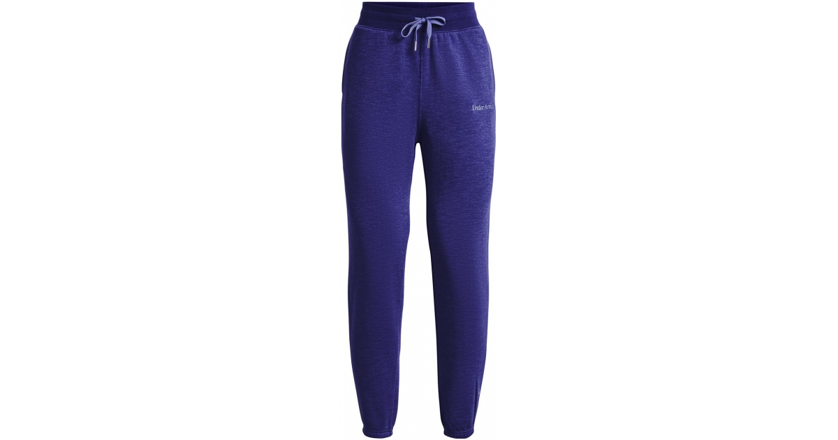 Womens sports pants Under Armour ESSENTIAL SCRIPT PANT W blue