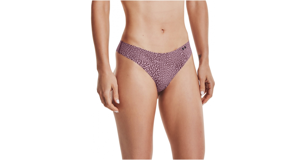 Under Armour - Womens Ps Thong 3Pack Print Underwear Bottoms