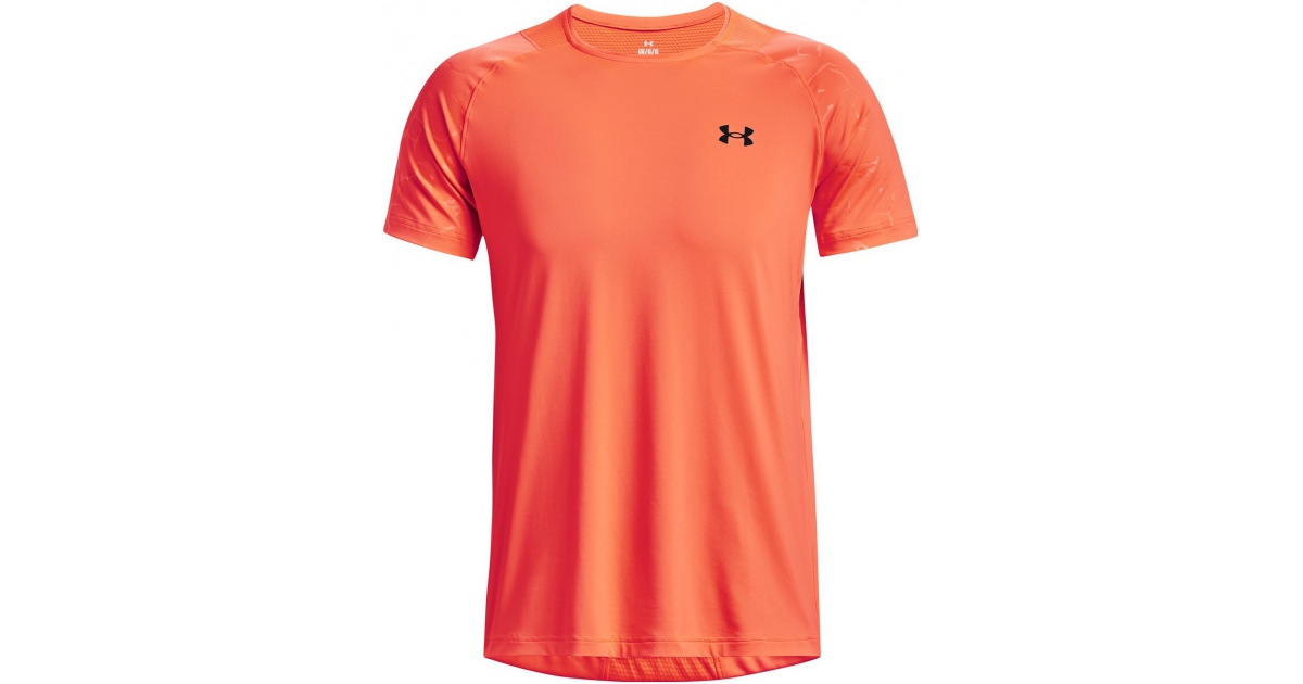 Mens functional short sleeve shirt Under Armour RUSH EMBOSS