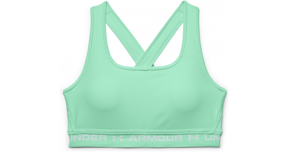 Womens bra Under Armour UA CROSSBACK MID BRA W green