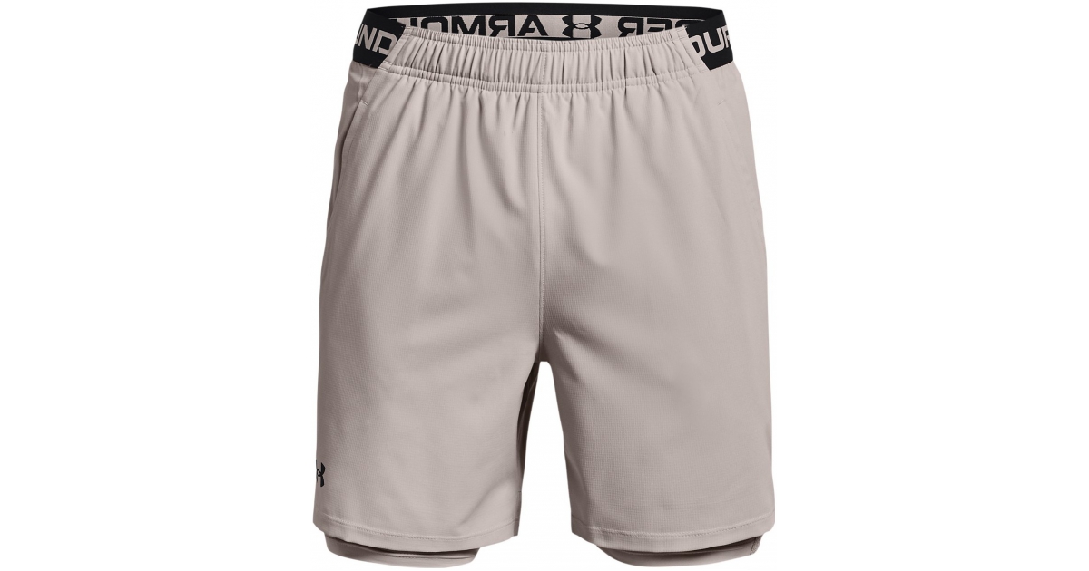 Mens sports shorts Under Armour VANISH WOVEN 2IN1 STS grey