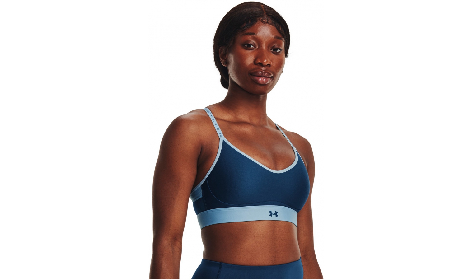 Womens sports bra with support Under Armour INFINITY COVERED LOW W