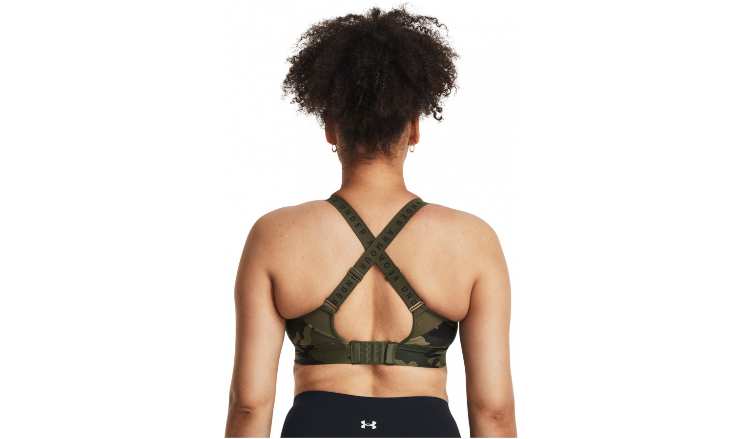 Womens sports bra with support Under Armour INFINITY HIGH PRINT