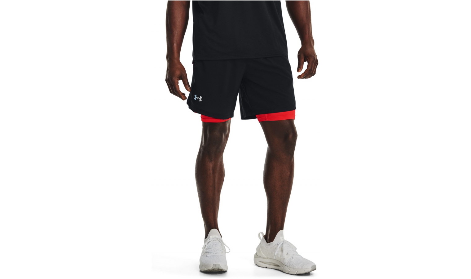 shorts SHORT LAUNCH Armour sports AD Under | 2-IN-1 black Mens 7\'\'