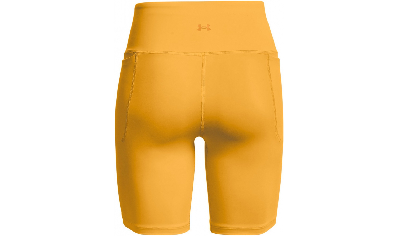 Womens sports shorts Under Armour MERIDIAN BIKE SHORT W yellow