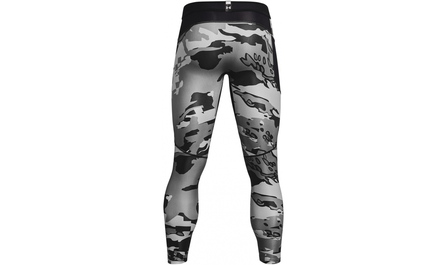 Mens compression 7/8 leggings Under Armour HG ISOCHILL PRNT LEGGINGS black