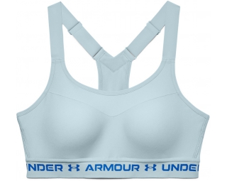 Womens sports bra Under Armour ARMOUR HIGH CROSSBACK BRA W blue