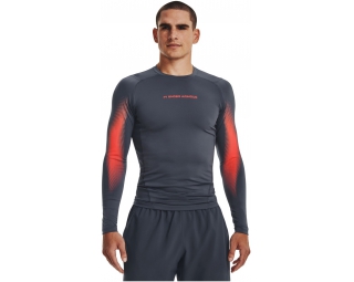 Mens compression long sleeve shirt Under Armour HG ARMOUR NOVELTY
