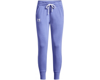 Womens sports pants Under Armour RIVAL FLEECE JOGGERS W brown