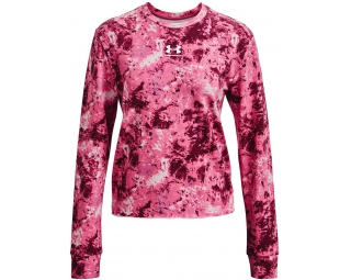 Under Armour RIVAL TERRY PRINT CREW W