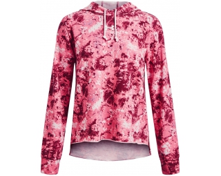 Under Armour RIVAL TERRY PRINT HOODIE W