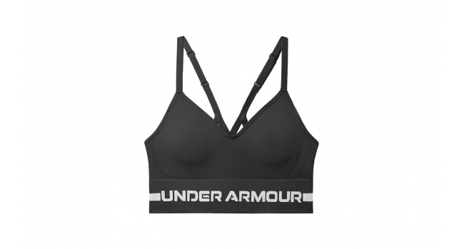 Womens sports bra with support Under Armour SEAMLESS LOW