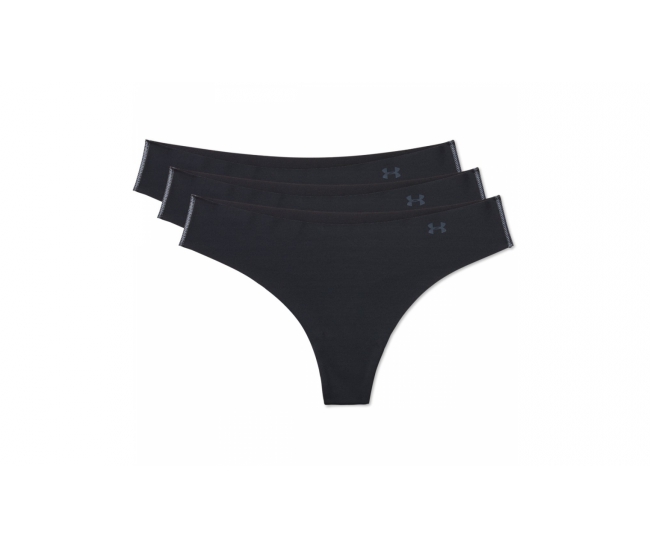 Womens panties Under Armour PS THONG 3PACK W black