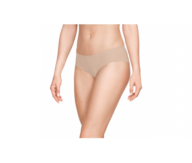 Under Armour Women's Pure Stretch Thong Underwear, 3-Pack, Nude