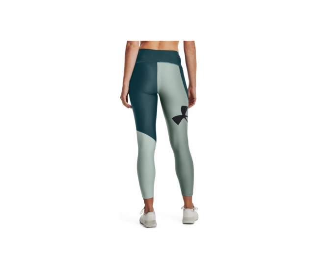 Under Armour women's cold-gear colorblock green compression