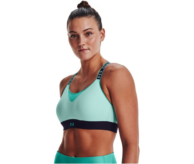 Under Armour Infinity Low Heather Sports Bra for Ladies