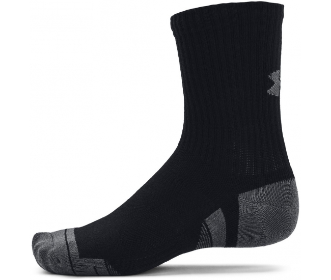 Functional socks Under Armour PERFORMANCE COTTON 3P MID black